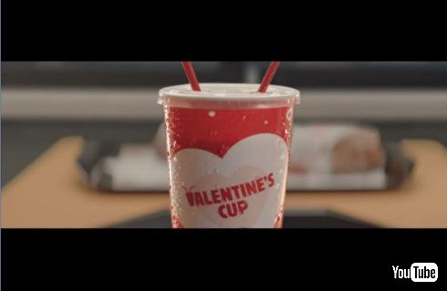バーガーキング バレンタインデー カップ コカ・コーラ