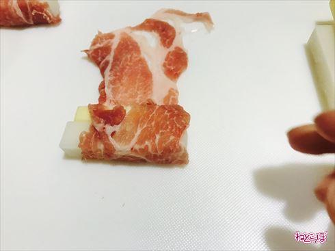もちチーズの照り焼き豚ロール