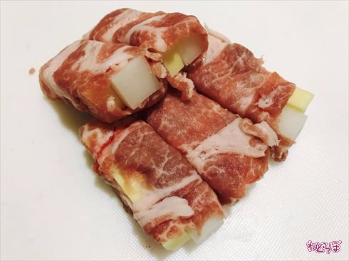 もちチーズの照り焼き豚ロール
