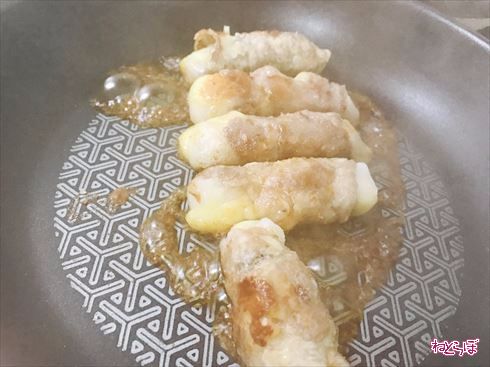 餅チーズの照り焼き豚ロール