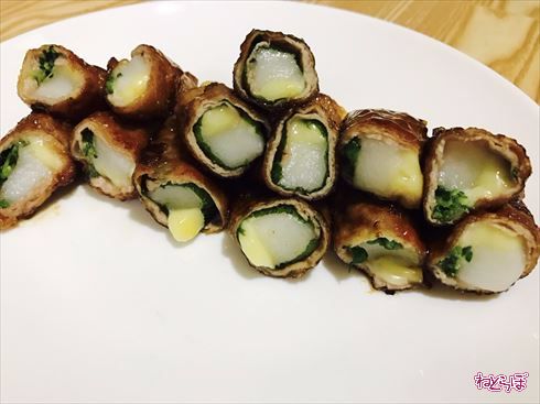 もちチーズの照り焼き豚ロール