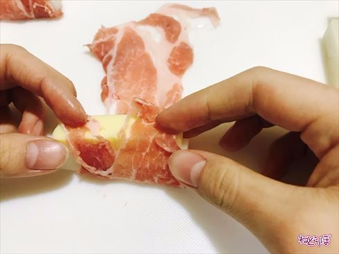 もちチーズの照り焼き豚ロール