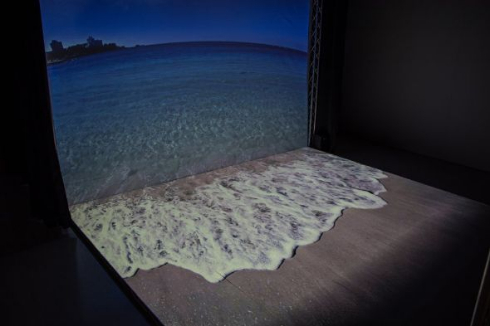 仮想現実 海 プロジェクションマッピング 展示