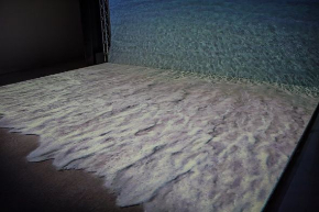 仮想現実 海 プロジェクションマッピング 展示