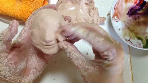 紙粘土 工作 笑福亭鶴瓶