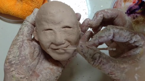 紙粘土 工作 笑福亭鶴瓶