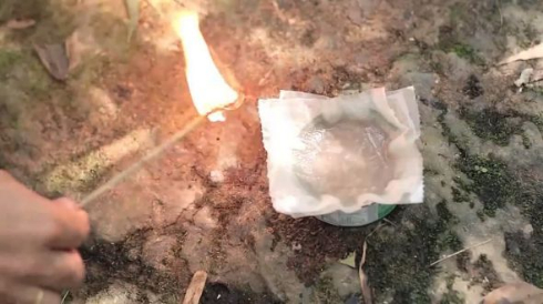 ツナ缶 料理 お米 炊く サバイバル 火