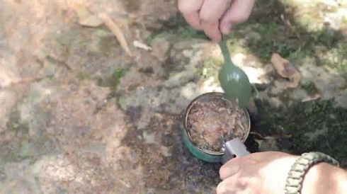 ツナ缶 料理 お米 炊く サバイバル 火