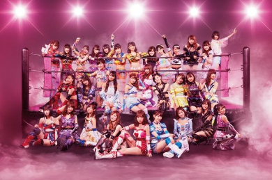 プロレスをテーマにしたビジュアル