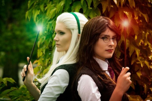 デンマークのコスプレイヤー、スリーネさんとカリーナさん