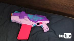 目覚まし時計 射的