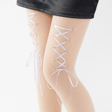 コルセットピアス風ストッキング 夢月ゆーり ヴィレヴァン
