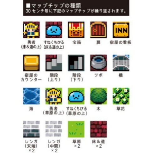 マスキングテープ RPG MAP CHIP 勇者