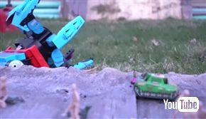 “多脚機関車トーマス”ラジコンを自作した海外ユーチューバーが登場　「純粋に火炎放射とカオスを生み出すことに特化させた」