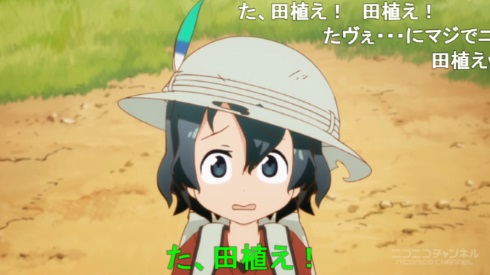 けものフレンズ 1話 コメント 職人 逃走中
