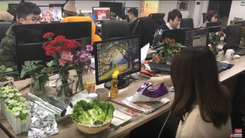 オフィス 料理 中国