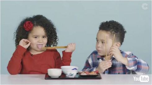 アメリカ人の子どもに和食食べさせてみた