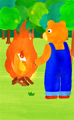 悩みを火にくべ破り裂く　悩み相談アプリ「聞いてよクマさん」のクマさんスマイルが謎破壊力