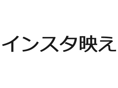 ねっと用語「インスタ映え」