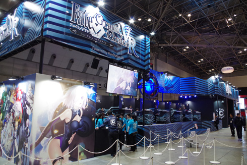 近未来感が漂っていた「Fate/Grand Order」ブース