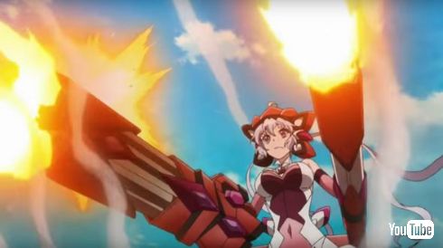 「戦姫絶唱シンフォギアAXZ」響銃撃戦