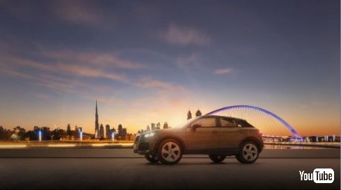 アウディ 広告 ミニチュア