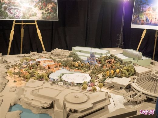 大規模開発エリアの模型