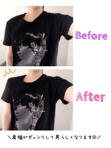 コスプレイヤー 紙コップ 肩パッド