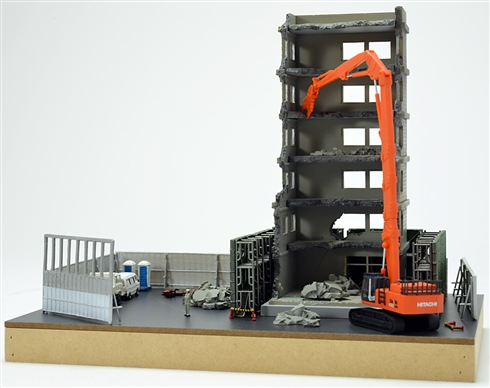 哀愁たっぷり　早期完売していた「解体中の建物」ジオラマが再販決定