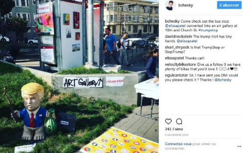 AirbnbのCEOはハッシュタグ♯trampstopを付けて投稿