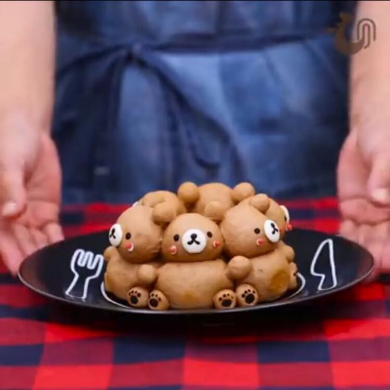 すごいものが生まれてしまった…… かわいいクマのパンを作ろうと