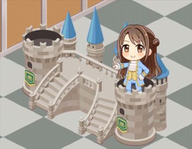 お城の舞台セット