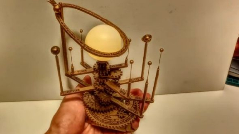 太陽系儀 動く 100均 LEDキャンドル