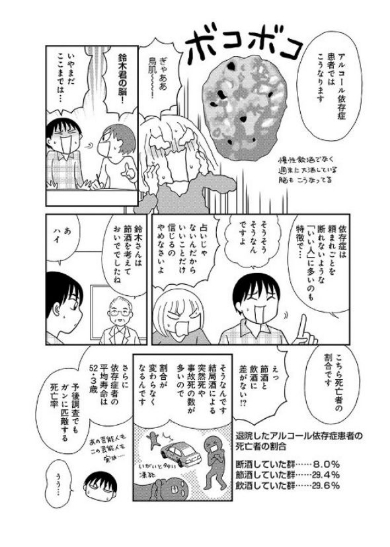 酔うと化け物になる父がつらい アルコール依存 漫画 チャンピオンクロス