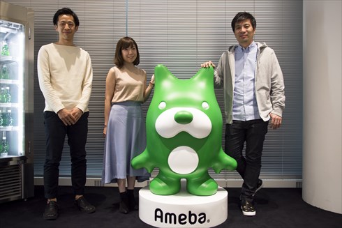 AbemaTV 藤田晋代表取締役社長とアニメチャンネルの2人