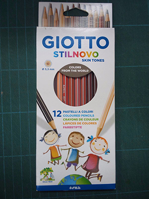 本当の肌色色鉛筆