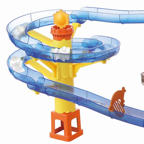 ウォータースライダー　流しそうめん