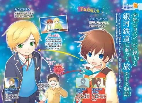 10歳までに読みたい 日本名作 銀河鉄道の夜 カラーイラスト