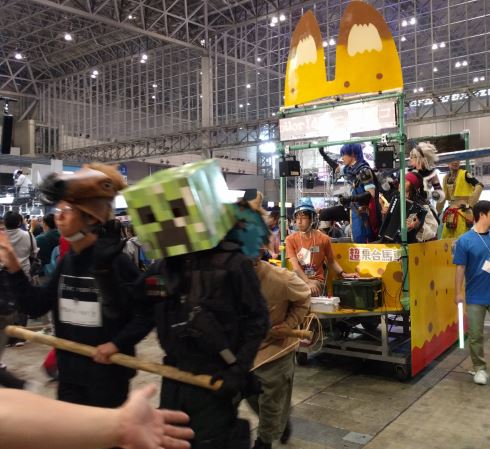 ニコニコ超会議2017 けものフレンズ ジャパリバス 馬車