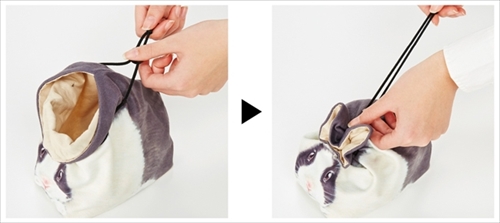 うさぎきんちゃくポーチ