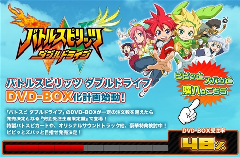 (専用)【完全受注生産限定盤】バトルスピリッツ ダブルドライブ DVD-BOX 完全受注生産限定盤】バトルスピリッツ ダブルドライブ DVD box