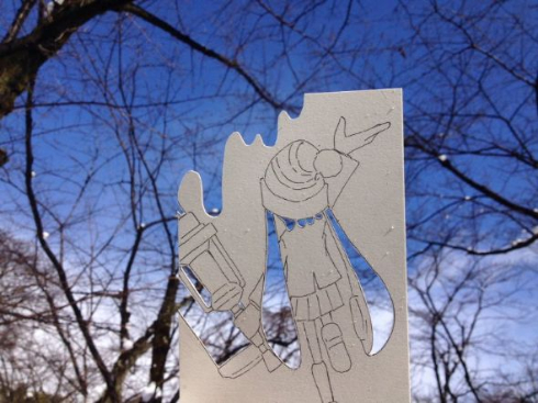 スプラトゥーン ファンアート 切り絵 四季 春夏秋冬