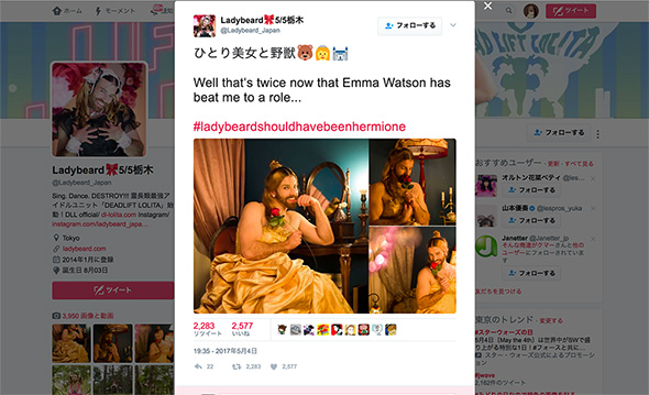 ひとり美女と野獣