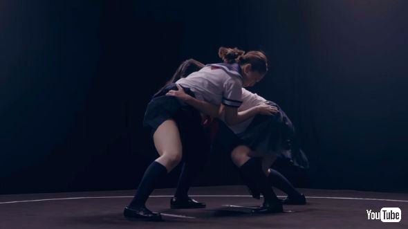 女子高生　相撲