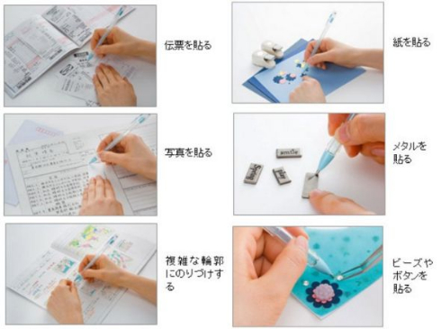 アクアピット 強力ペンタイプ トンボ鉛筆 のり クラフト