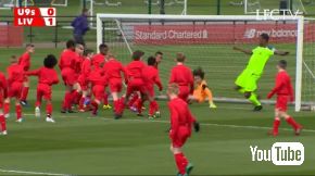 リヴァプール 2人VS30人 子供 U9s ジニ コウチーニョ サッカー