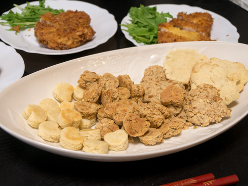 完成したクッキー