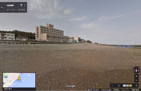 大洗シーサイドホテル　ガルパン　戦車　弾痕