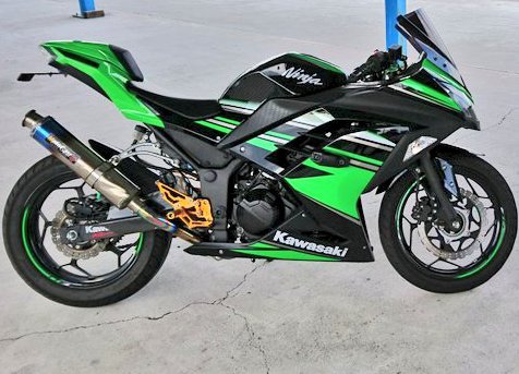 バイク コラ画像 錯覚