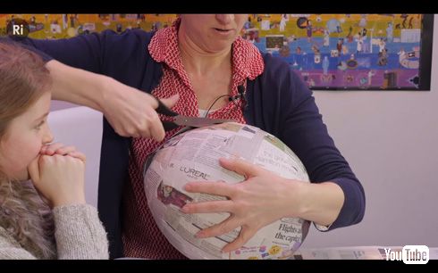 ホロウマスク錯視のお面の作り方